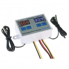 Цифровой контроллер температуры XK-W1088 двойной AC110-220V 1500 Вт