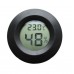 Термометр гигрометр Digital 27000 цифровой круглый черный встраиваемый