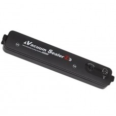 Вакуумный упаковщик Vacuum Sealer 90Вт вакууматор для продуктов ручной бытовой black