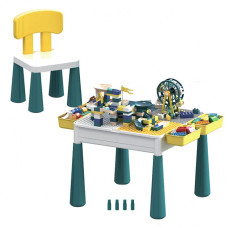 Игровой столик-конструктор со стульчиком LH 152 детали (6303)