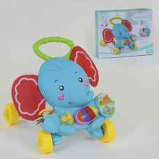 Каталка-ходунки музыкальная Слон HY 68112 (12) подсветка, звуки, мелодии