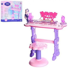 Детский синтезатор - пианино со стульчиком арт. 6618
