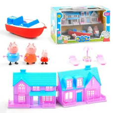 Домик с героями - катер, 4 персонажа, аксессуары YM 8 - 662