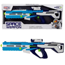 Детский Автомат бластер на батарейках, подсветка корпуса, подвижный затвор, звук KT 218-5