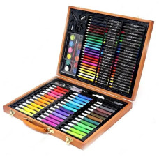 Художественный набор 150 предметов Artistic Set для творчества в деревянном чемодане