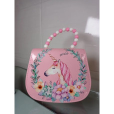 Детский сумочка розовая единорог 18х14х7 см 81608