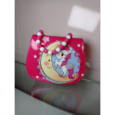 Детская сумочка розовая единорожка 18х14х7см 91349