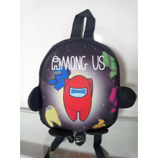 Рюкзак детскийAmong Us 20х16х10см чёрный 9959