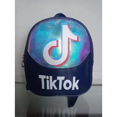 Рюкзак детскийТикТок 23х20х8 см синий