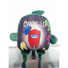 Рюкзак детскийAmong Us 20х16х10см зелёный 9959