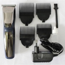 Машинка для стрижки волос Gemei GM 829 аккумуляторный хром-синий