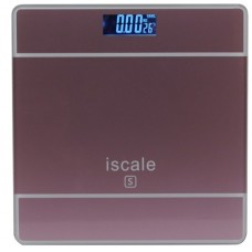 Весы напольные ISCALE S 180 кг розовые электронные напольные весы