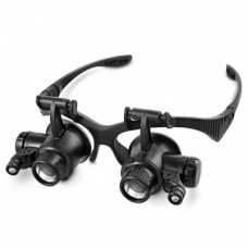 Бинокулярные очки Magnifier 9892GJ с подсветкой