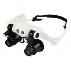 Бинокулярные очки Magnifier 9892GJ-3A со светодиодной подсветкой