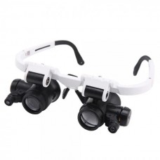 Бинокулярные очки Magnifier 9892H1 со светодиодной подсветкой