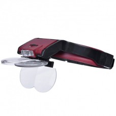 Бинокулярные очки Magnifier MG81001-B со светодиодной подсветкой