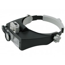 Бинокулярные очки Magnifier MG81007(RD) с LED подсветкой
