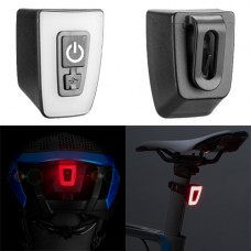 Фонарь велосипедный габаритный T11-15LED, ЗУ micro USB, встроенный аккумулятор, влагозащита IPx5