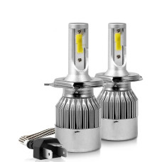 Комплект LED ламп HeadLight C6 H4 COB 36W