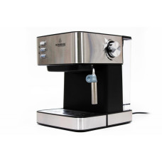 Кофемашина с капучинатором полуавтоматическая CROWNBERG CB-1565 кофеварка серебристый