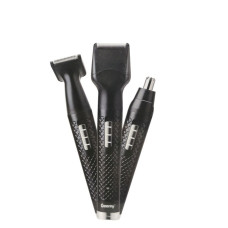 Триммер Geemy GM-3161 3 в 1 для носа, ушел, бороды, окантовки бритва серебристо-чёрный