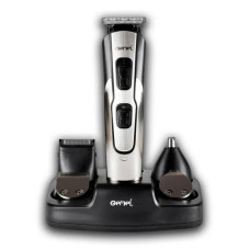 Триммер для стрижки Gemei GM-592 10 в 1 машинка для волос бороды усов серо-чёрный