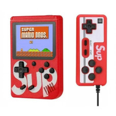 Портативная игровая приставка с джойстиком SUP Game Box на 400 игр красная
