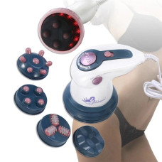 Массажер Sculptural Body Innovation антицеллюлитный для шеи, спины, ног, тела 4 насадки