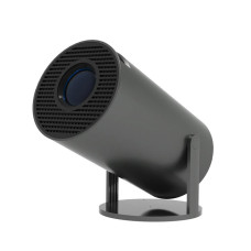 Портативный мини проектор HY-300 Ultra HD до 130 дюймов, HDMI, Android и iOS, Bluetooth 5.0, Wi-Fi 6, мультимедийный домашний кинотеатр чёрный