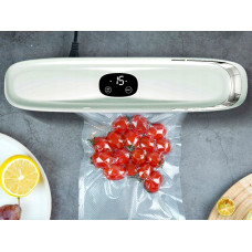 Вакуумный упаковщик для продуктов MK801 90Вт ручной бытовой вакууматор зеленый