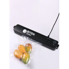 Вакуумный упаковщик для продуктов BITEK BT-410Y 110Вт вакууматор ручной бытовой чёрный