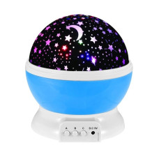 Ночник светильник проектор звездное небо Star Master New Big бело-голубой