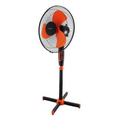 Вентилятор Wimpex WX-1611 чёрно-оранжевый напольный
