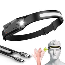 Фонарь налобный сенсорный Police BL-G28 аккумуляторный фонарик