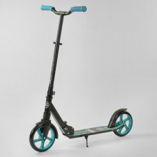 Самокат складной 49733 Best Scooter WOLF с подножкой и амортизатором