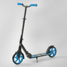 Самокат складной 76537 Best Scooter WOLF с подножкой и амортизатором