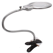 Лупа настольная на прищепке Flexible Neck Magnifier 15122-1B